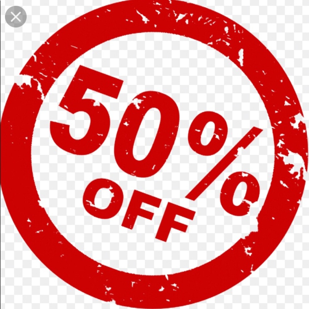 50% OFF ALL JEANS!!